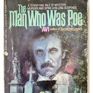 1989 The Man Who Was Poe 2nd Avon Flare Printing Vintage Horror Paperback C95